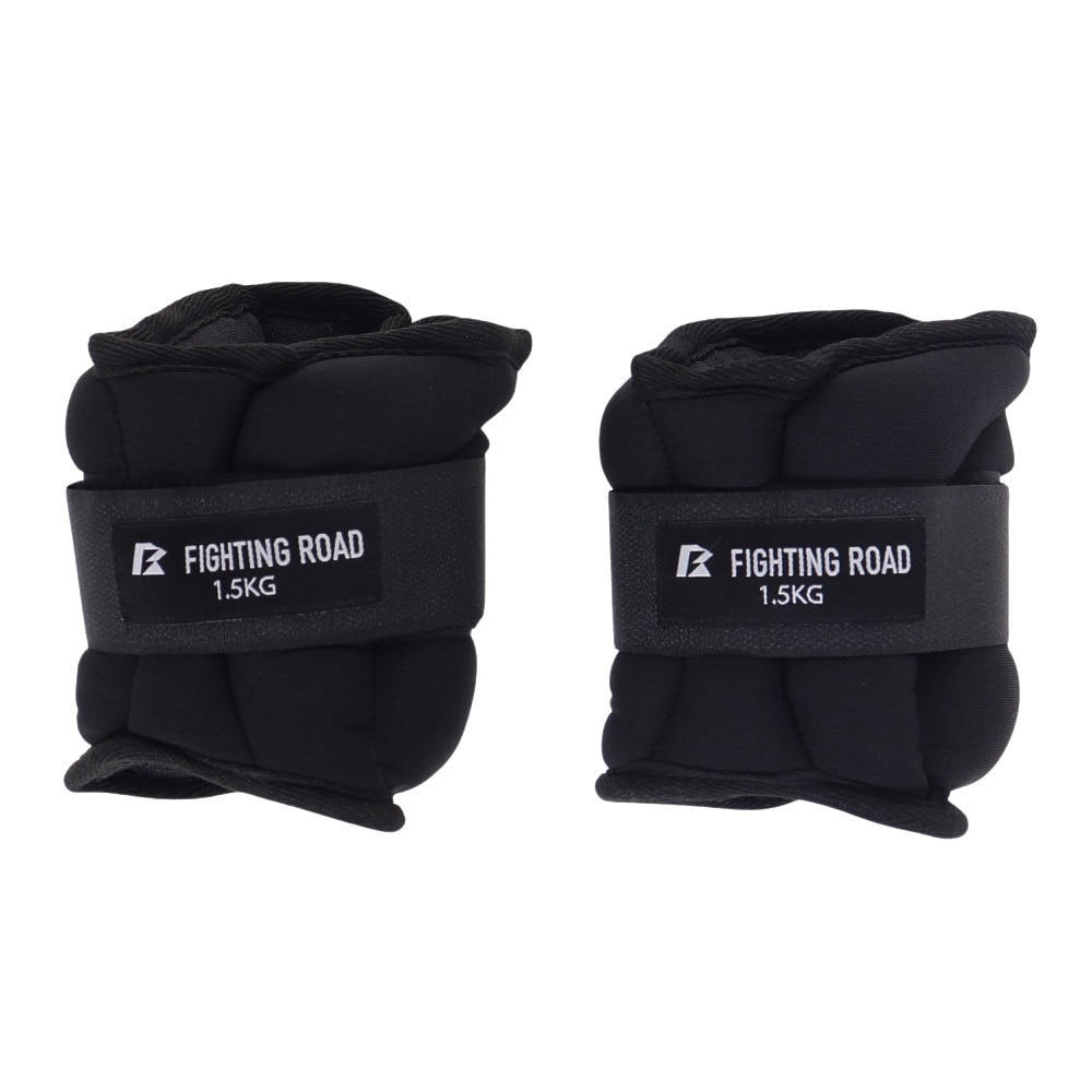 ファイティングロード Co.Ltd（FIGHTING ROAD CO.LTD）（メンズ、レディース）リストアンクルウェイト 1.5キロ FR23CMS0092 BLK