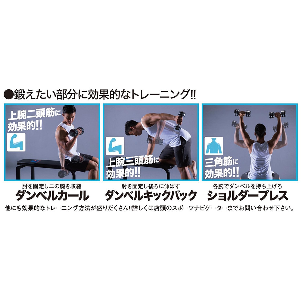 クロームダンベル 10kg 841CB6CM 9076