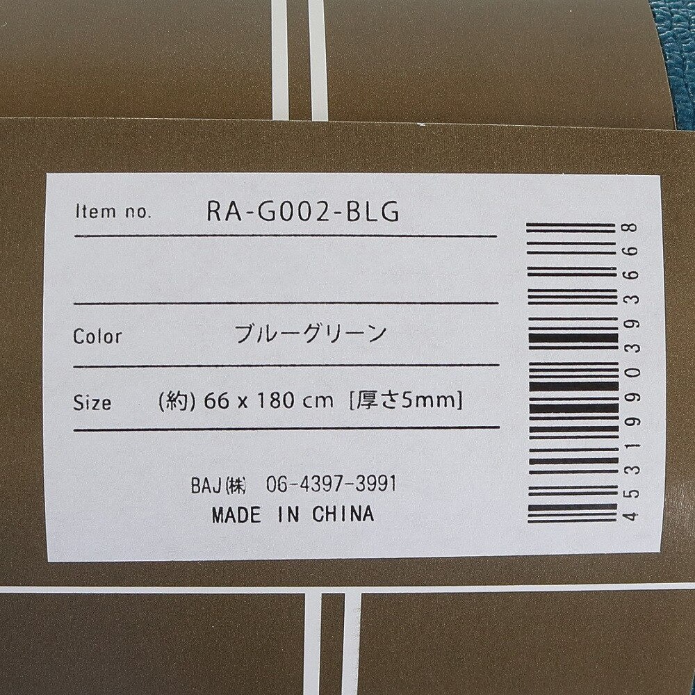 リアルストーン（RealStone）（メンズ、レディース）PVCヨガマット RA-G002 BLG