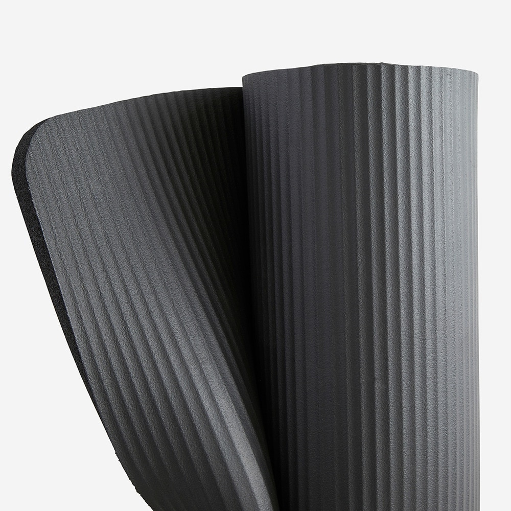 ドミオス（DOMYOS）（メンズ、レディース）ヨガ ピラティス マット コンフォート 900 黒 180×70cm 20mm 8851737 ブラック ヨガマット ピラティスマット
