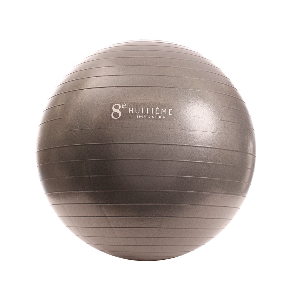 ウィッテム（HUITIEME） フィットネス用品 バランスボール 体幹 バランス エクササイズ インナーマッスル ジムボール 55cm グレー 耐荷重200kg