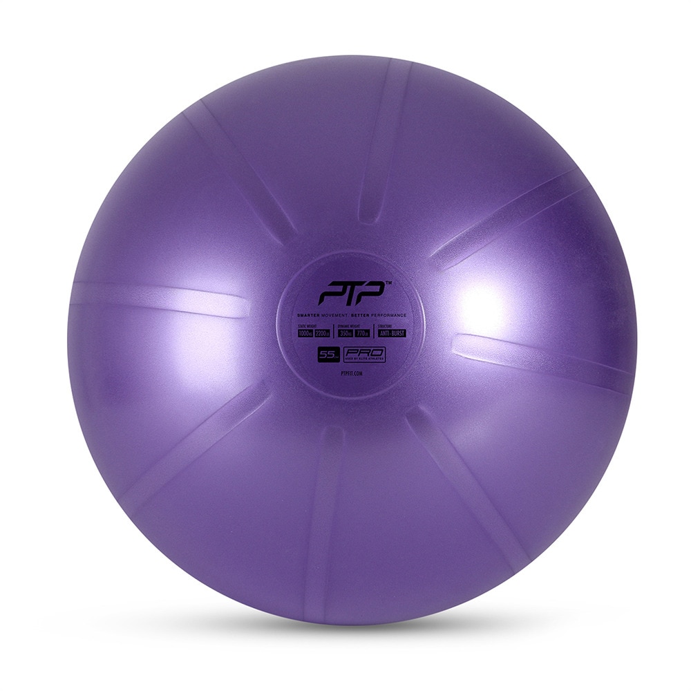 PTP（PTP）（メンズ、レディース）バランスボール コアボール 55cm PEARL VIOLET パープル ダイエット