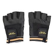 ゴールドジム(GOLD'S GYM)(メンズ)レザーグローブ クラシック G3401BLK