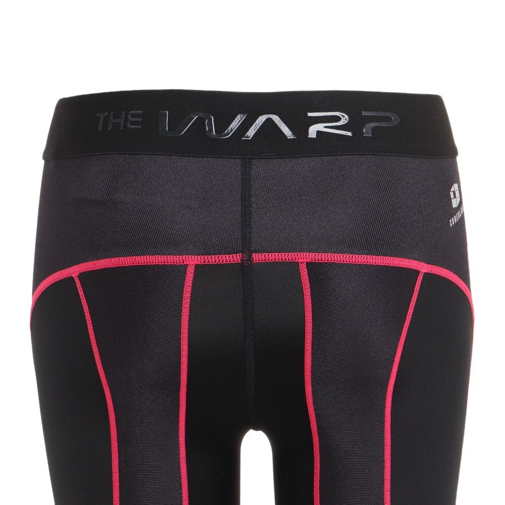 ザ・ワープ・バイ・エネーレ（The Warp By Ennerre）（レディース）マッスルメーカー 1.5 コンプレッションタイツ セミロング WB38HU04 BK/PK オンライン価格