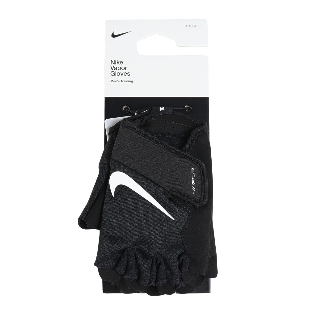ナイキ（NIKE）（メンズ）トレーニング グローブ ヴェイパー フィットネスグローブ AT1103-091 黒 フィンガーレス