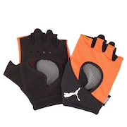 (レディース)ウィメンズ トレーニング ジム グローブ 黒×オレンジ 04177308 フィンガーレス トレーニンググローブ