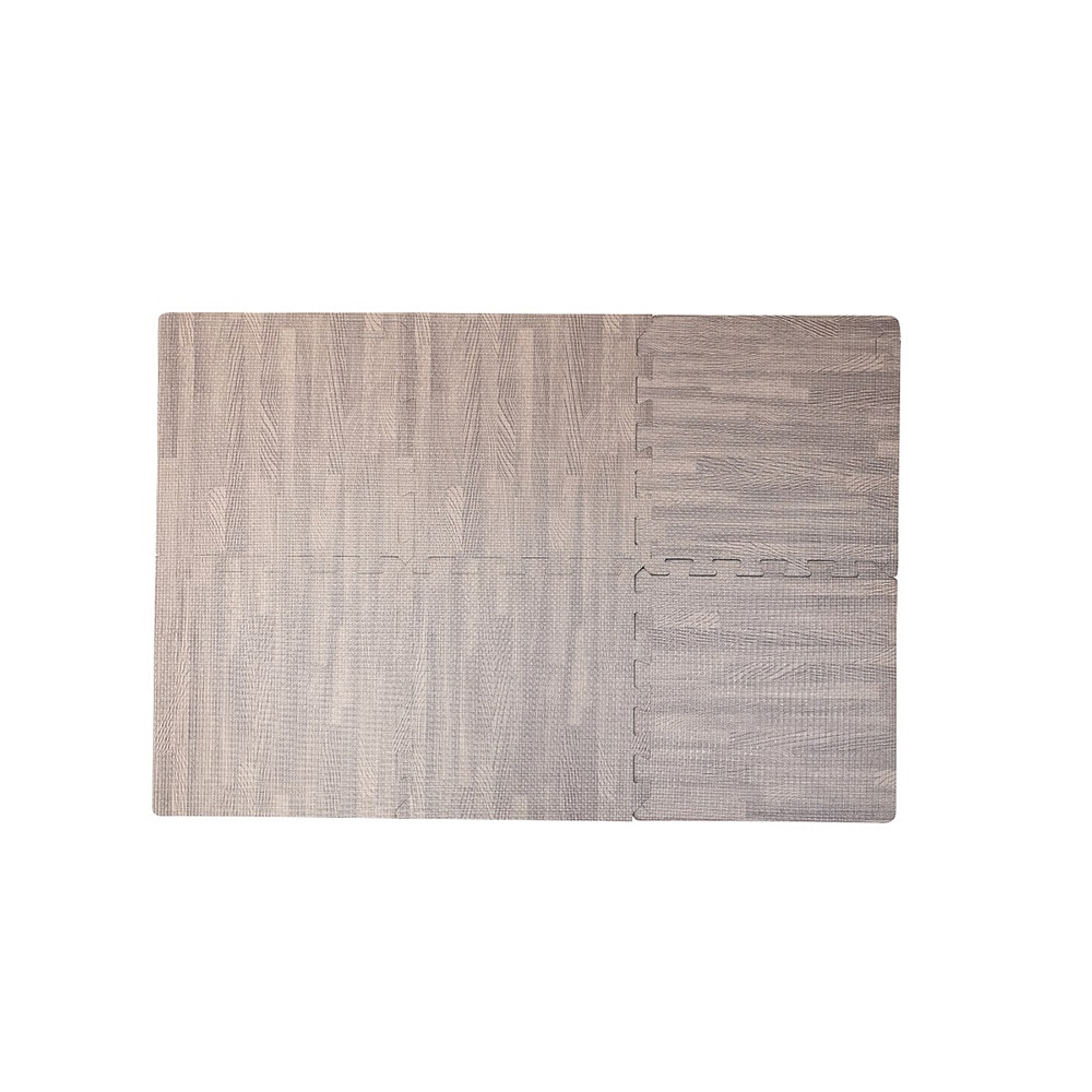 ファイティングロード Co.Ltd（FIGHTING ROAD CO.LTD）（メンズ、レディース）木目調フロアマット 30×30cm 6枚入り 厚さ2.5cm FR22CMS0026 滑り止め 保護