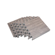 (メンズ、レディース)木目調フロアマット 30×30cm 6枚入り 厚さ2.5cm FR22CMS0026 滑り止め 保護