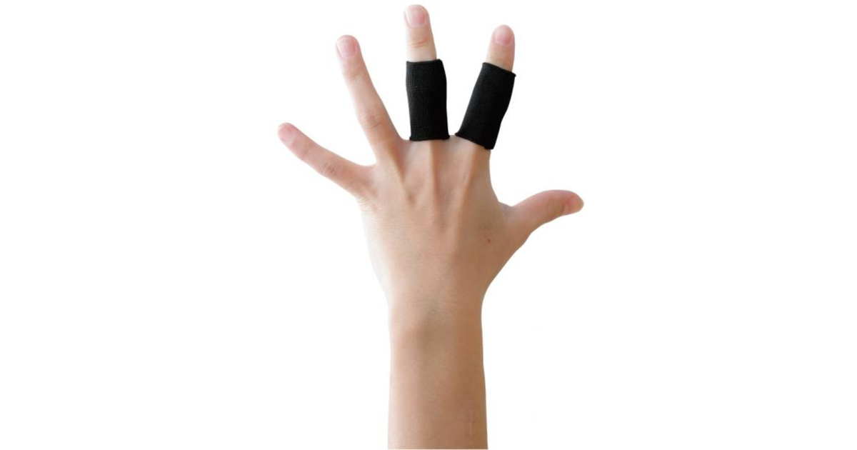 指サポーター 1本指用 2個入り 106 Blk オンライン価格 ディーアンドエム ヴィクトリアゴルフ