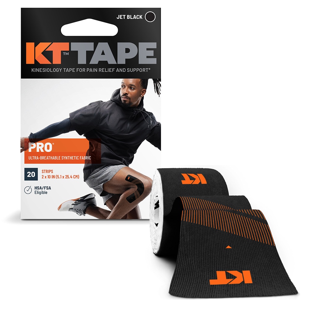 キネシオロジテーププロ（KT TAPE PRO）（メンズ、レディース、キッズ）KTテープ PRO20 ジェットブラック  20枚入 KTPR20/JB