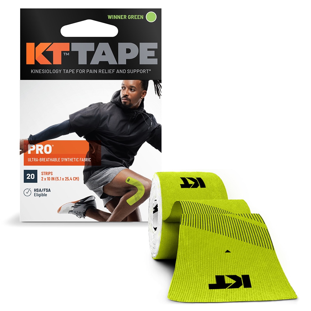 キネシオロジテーププロ（KT TAPE PRO）（メンズ、レディース、キッズ）KTテープ PRO20 ウィナーグリーン  20枚入 KTPR20/WG