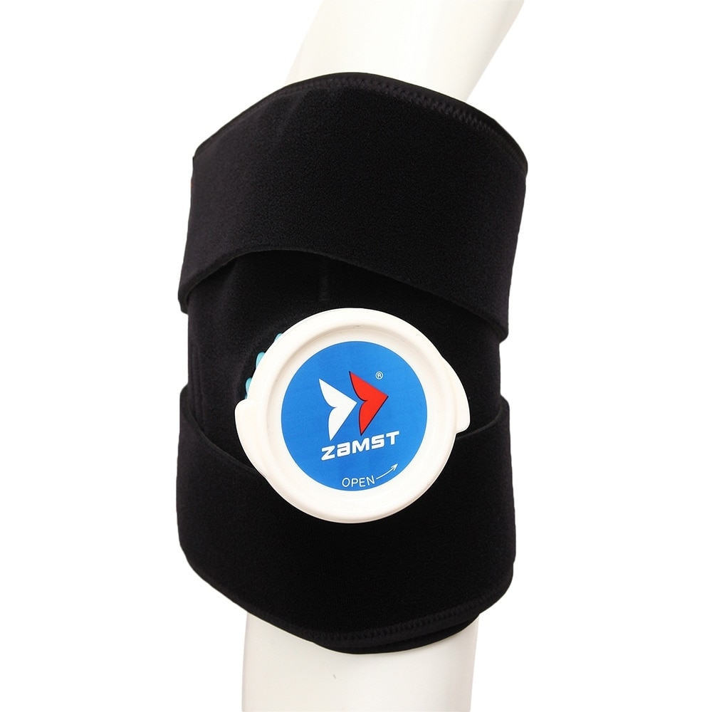 ザムスト（ZAMST）（メンズ、レディース）アイシング用サポーター ＋ アイスバッグ(M) セット (ひざ・ひじ・足首用) IW-1 氷のう