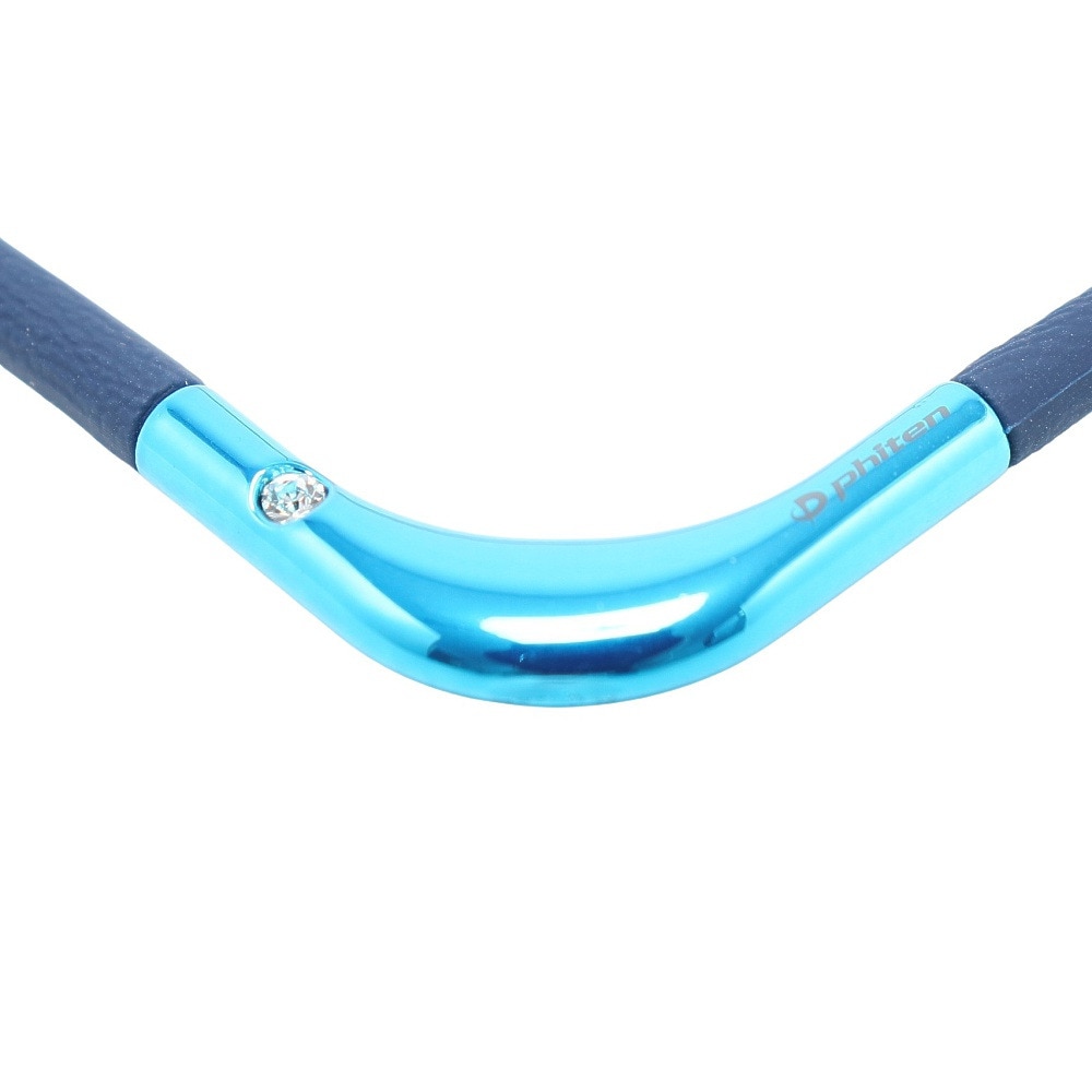 ファイテン（PHITEN）（メンズ、レディース）RAKUWA 磁気チタンネックレス S-II NV/BL 55cm 0222TG887254