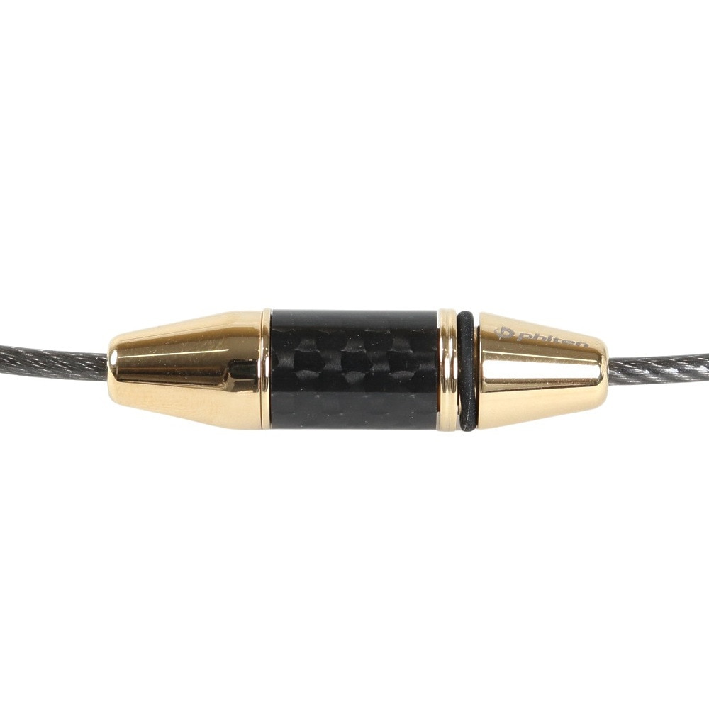 ファイテン（PHITEN）（メンズ、レディース）RAKUWA ネックレス EXTREME カーボン ゴールド 45cm 0223TG907252