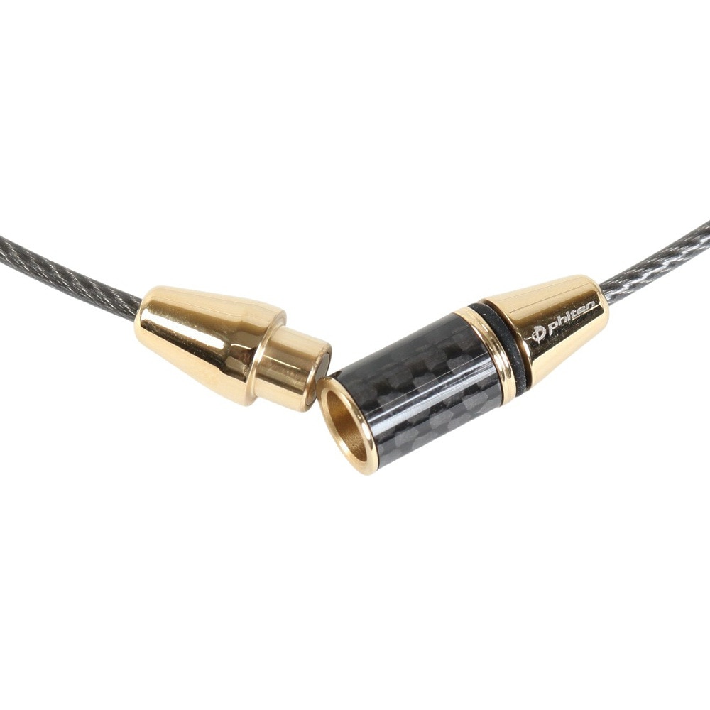 ファイテン（PHITEN）（メンズ、レディース）RAKUWA ネックレス EXTREME カーボン ゴールド 45cm 0223TG907252
