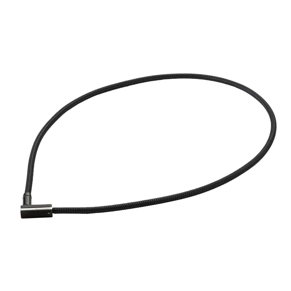 ファイテン（PHITEN）（メンズ、レディース）RAKUWA磁気ネックレス チョッパースクエア 50cm ブラック/シルバー 0223TG897153