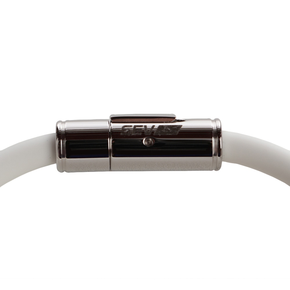 セブ（SEV）（メンズ、レディース、キッズ）SEV ルーパー ブレスレット WHITE 17cm