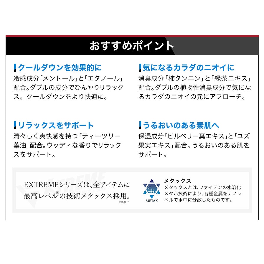 ファイテン（PHITEN）（メンズ、レディース）EXTREME クールジェル 1021EY185000