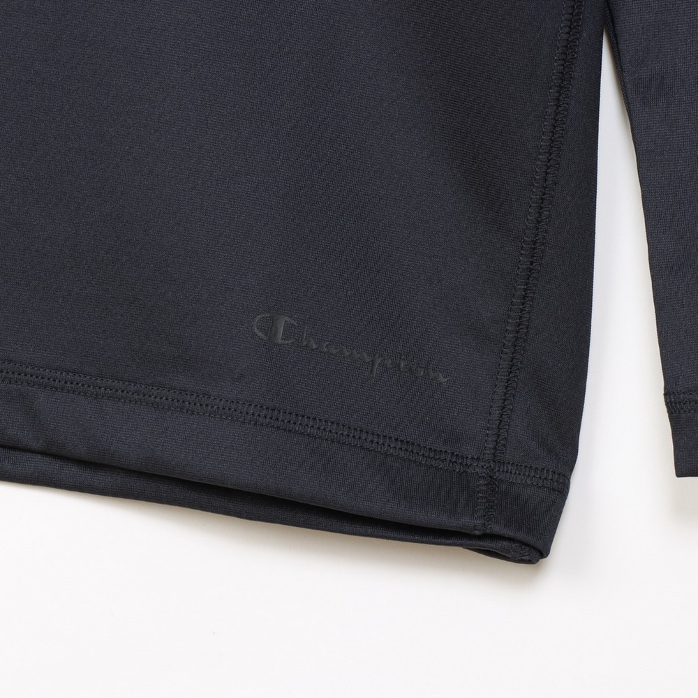 チャンピオン（CHAMPION）（メンズ、レディース）リカバリーウェア RECOVERY 長袖 Tシャツ 黒 S-LLサイズ C3-CS490 090 ロンT 一般医療機器 ルームウェア