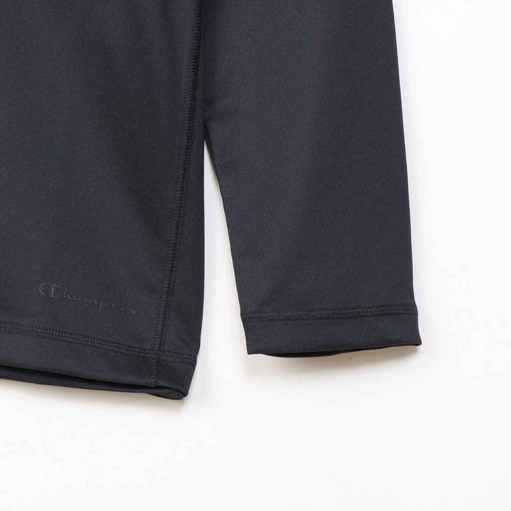 チャンピオン（CHAMPION）（メンズ、レディース）リカバリーウェア RECOVERY 長袖 Tシャツ 黒 S-LLサイズ C3-CS490 090 ロンT 一般医療機器 ルームウェア