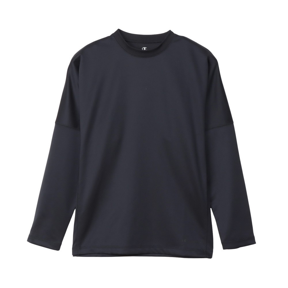 チャンピオン（CHAMPION）（メンズ、レディース）リカバリーウェア RECOVERY 長袖 Tシャツ 黒 S-LLサイズ C3-CS490 090 ロンT 一般医療機器 ルームウェア
