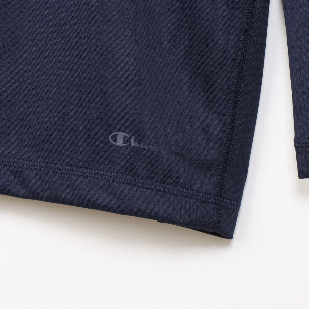チャンピオン（CHAMPION）（メンズ、レディース）リカバリーウェア RECOVERY 長袖 Tシャツ 紺 S-LLサイズ C3-CS490 370 ロンT 一般医療機器 ルームウェア