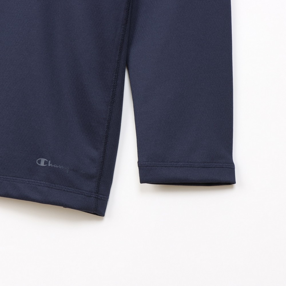 チャンピオン（CHAMPION）（メンズ、レディース）リカバリーウェア RECOVERY 長袖 Tシャツ 紺 S-LLサイズ C3-CS490 370 ロンT 一般医療機器 ルームウェア