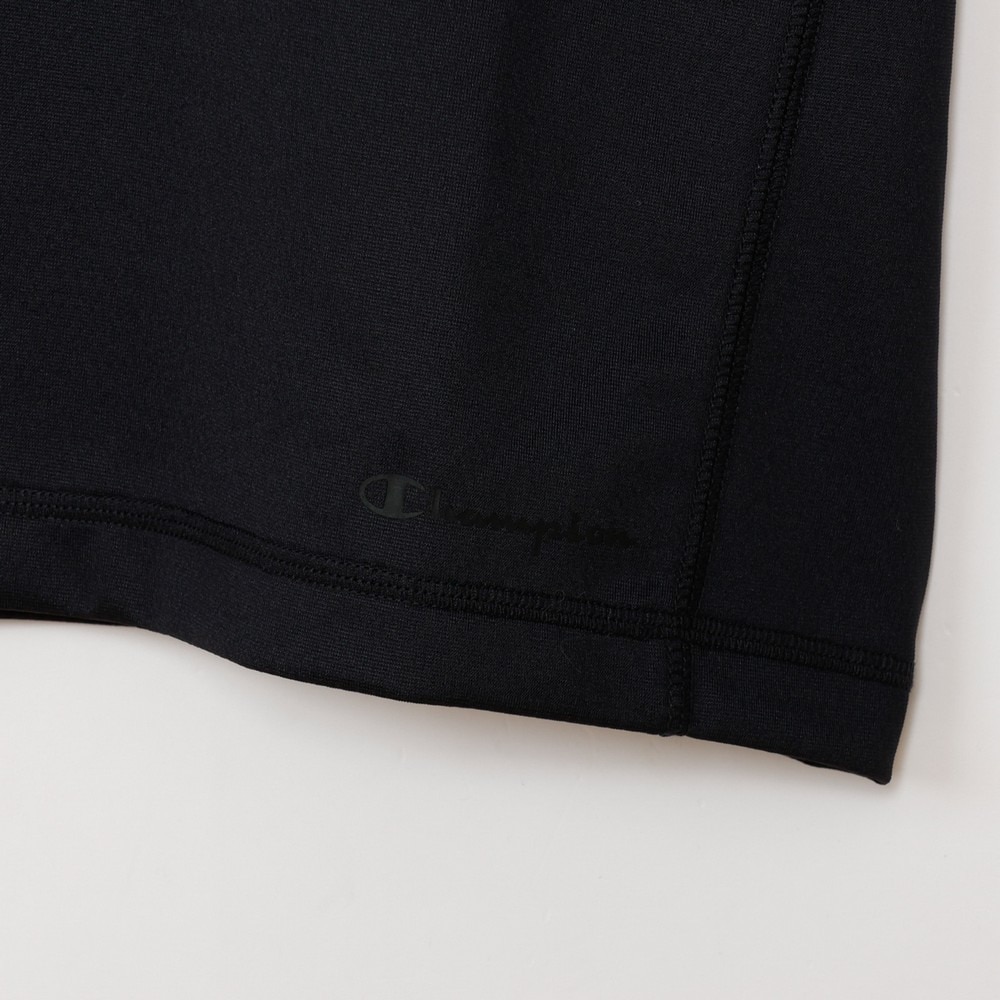 チャンピオン（CHAMPION）（メンズ、レディース）リカバリーウェア RECOVERY 半袖 Tシャツ 黒 S-LLサイズ C3-CS390 090 一般医療機器 ルームウェア