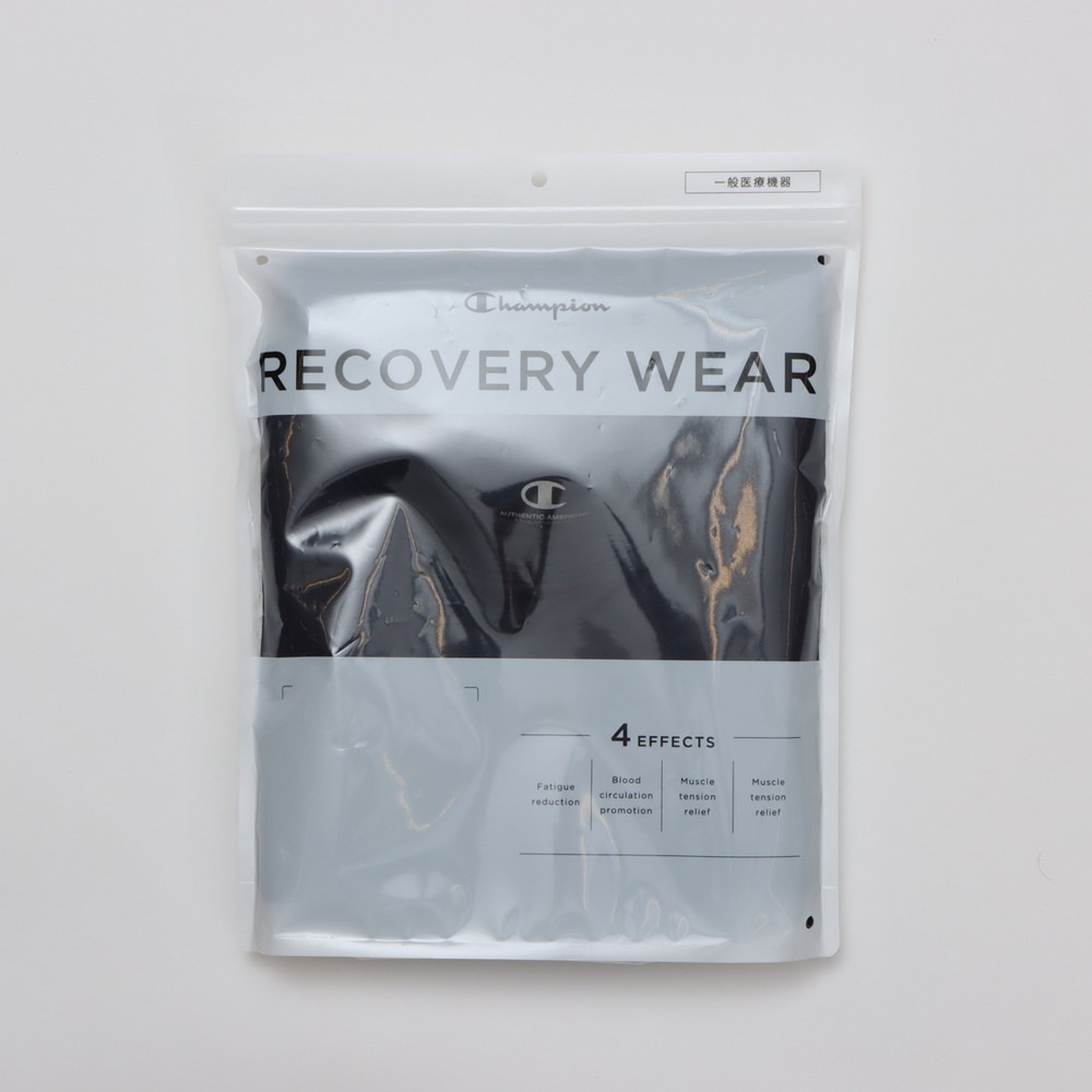 チャンピオン（CHAMPION）（メンズ、レディース）リカバリーウェア RECOVERY 半袖 Tシャツ 紺 S-LLサイズ C3-CS390 370 一般医療機器 ルームウェア