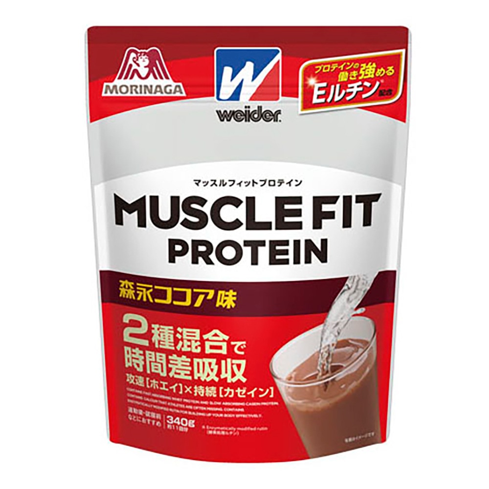 ウイダー（WEIDER）（メンズ）マッスルフィットプロテイン ココア味 360g 28MM12103