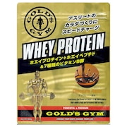 ゴールドジム（GOLD'S GYM）（メンズ）ホエイプロテイン ホエイペプチド 7種類のビタミンB群 チョコレート風味 360g F5536 計量スプーン付