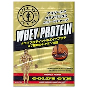 ゴールドジム(GOLD'S GYM)(メンズ)ホエイプロテイン ホエイペプチド 7種類のビタミンB群チョコレート風味 720g F5572 計量スプーン付