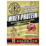 ゴールドジム(GOLD'S GYM)(メンズ、レディース)ホエイプロテイン ホエイペプチド 7種類のビタミンB群 ストロベリー風味 F5672 720g 計量スプーン付