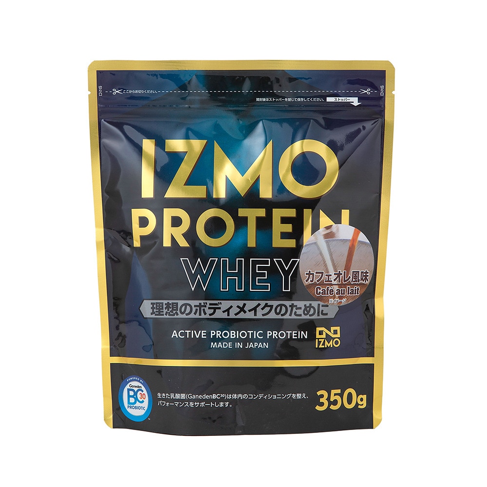 イズモ（IZMO）（メンズ、レディース）プロテイン ホエイ100 乳酸菌配合 マルチビタミン配合 カフェオレ風味 350g 約18食入