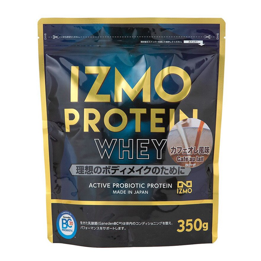 IZMO プロテインホエイ100 カフェオレ風味 350g 約18食入
