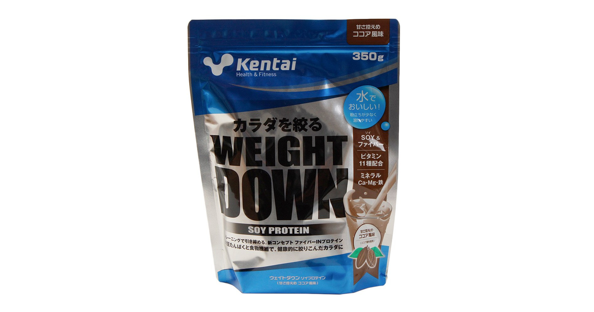 市場 サイズ：1キログラム Kentai ウェイトダウン ソイプロテイン x 1