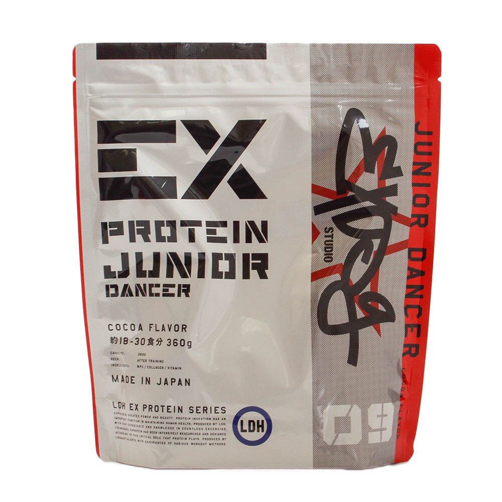  EX09 JUNIOR DANCER プロテイン WPC ココア風味 360g 約18～30食入