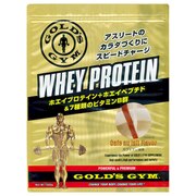 ゴールドジム（GOLD'S GYM）（メンズ、レディース）ホエイプロテイン カフェオレ風味 1500g 計量スプーン付