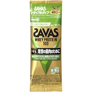 ザバス（SAVAS）（メンズ、レディース）ホエイプロテイン100 抹茶風味 トライアルタイプ 2630599 10.5g 1/2食分
