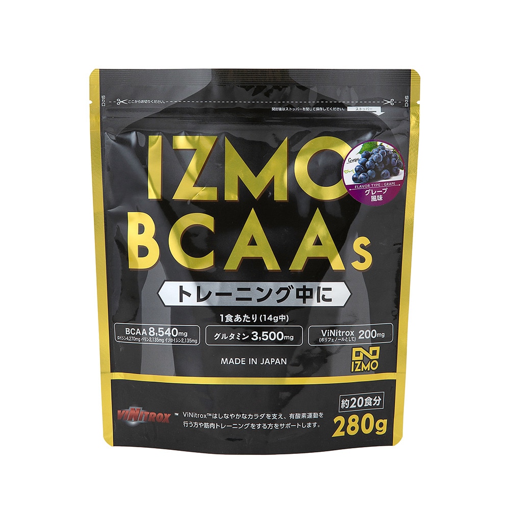  IZMO BCAAs グレープ風味 280g 約20食入 オンライン価格