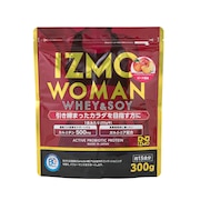 イズモ（IZMO）（メンズ、レディース）ホエイ ソイ 乳酸菌配合 WOMANプロテイン 燃焼サポート ウェイトダウン ピーチ風味 大豆 減量 300g 約15食入