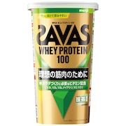 (メンズ、レディース)ザバス ホエイプロテイン100 4種のビタミンB群 ビタミンC配合 ビタミンD配合 抹茶風味 280g
