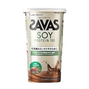 ザバス（SAVAS）（メンズ、レディース）ソイプロテイン100 4種のビタミンB群 ビタミンC配合 ビタミンD配合 ウェイトダウン ココア味 大豆 減量 224g