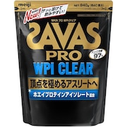 ザバス（SAVAS）（メンズ、レディース）プロ WPI クリア ホエイプロテイン 840g 約40食分 2631076 プロテイン