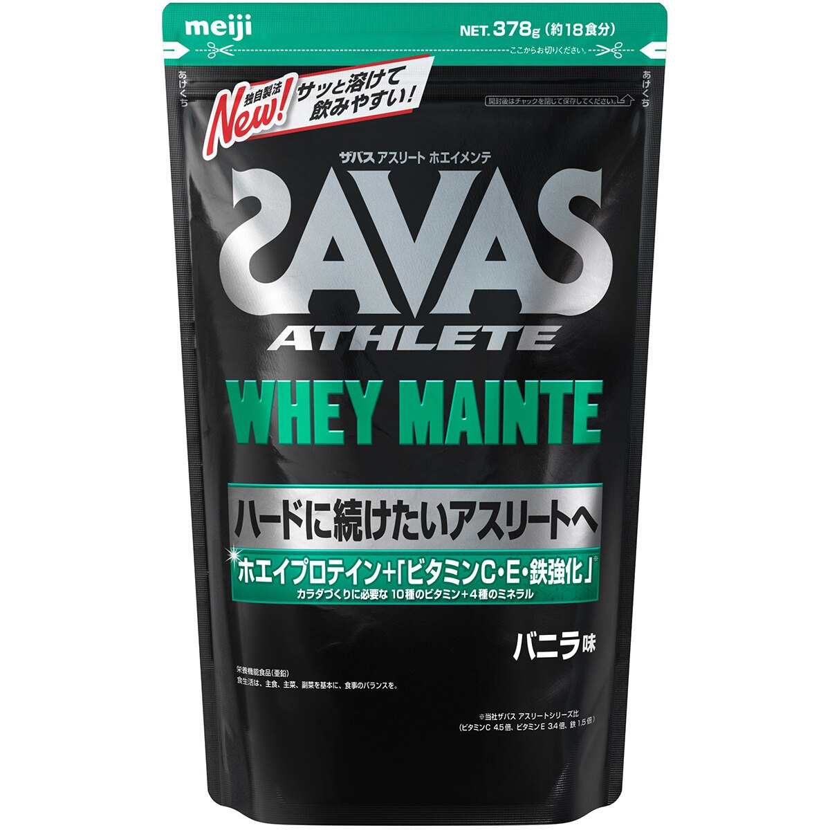  アスリート ホエイメンテ バニラ味 2631099 378g 約18食入