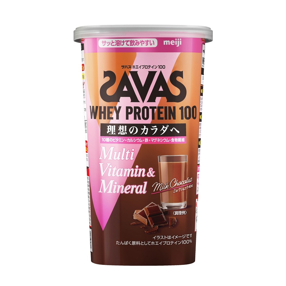 ザバス（SAVAS）（レディース）フォーウーマン ホエイプロテイン100 ミルクショコラ風味 280g  for Woman WHEY PROTEIN 100 CZ7482