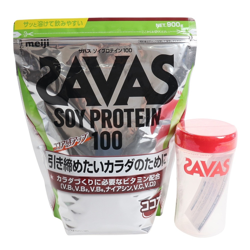 1袋□賞味期限SAVAS ザバス ホエイプロテイン100 ココア味 プロテインシェーカー付