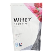 (メンズ、レディース)ホエイプロテイン ストロベリー風味 1kg BCAA グルタミン 乳酸菌