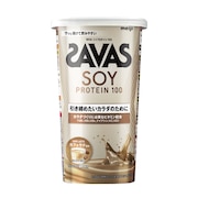 ザバス（SAVAS）（メンズ、レディース）ソイプロテイン100 カフェラテ風味 224g 約8食入  2632058