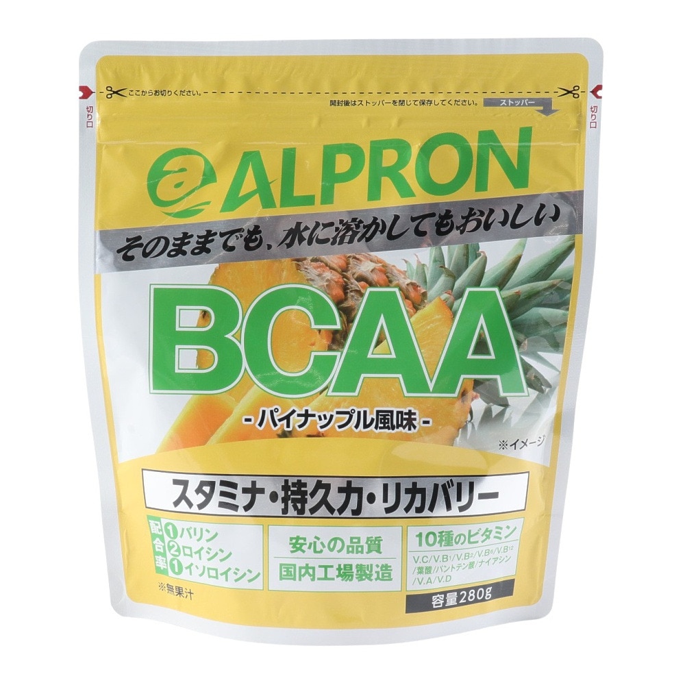アルプロン（alpron）（メンズ、レディース）BCAA パイナップル風味 280g 約20食入